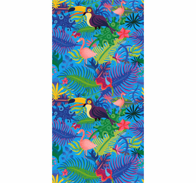 papel de parede selva floresta tropical - TenStickers