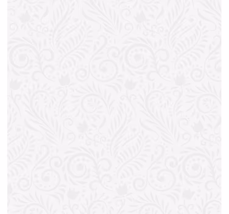 papel de parede floral Floral branco moderno - TenStickers