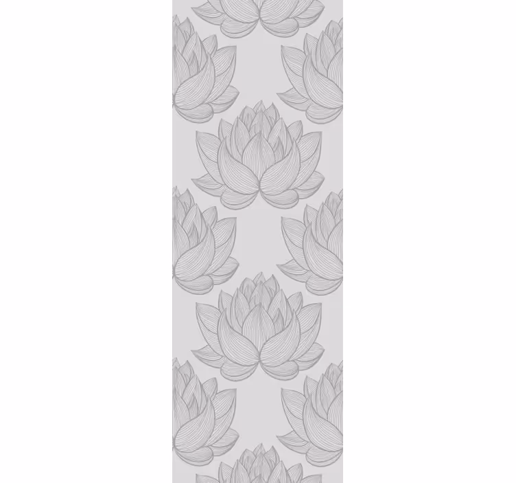 papel de parede flores flores de lótus - TenStickers