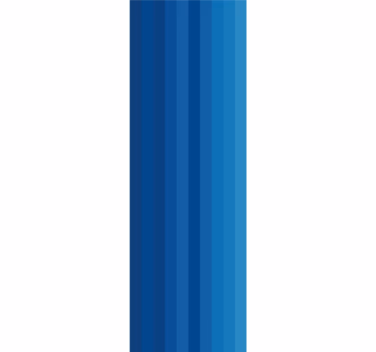 papel de parede horizontal motivo listrado azul - TenStickers