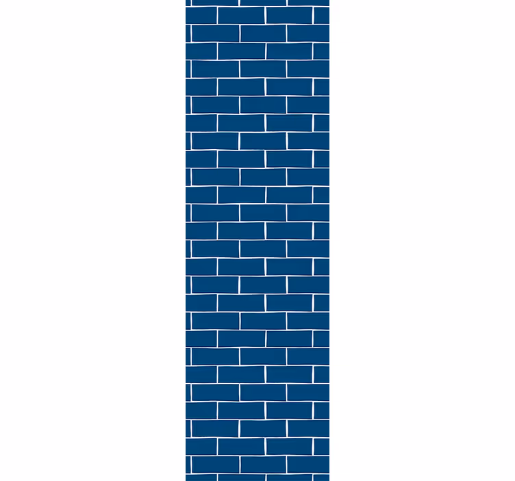 papel de parede tijolo efeito de telha de metrô - TenStickers