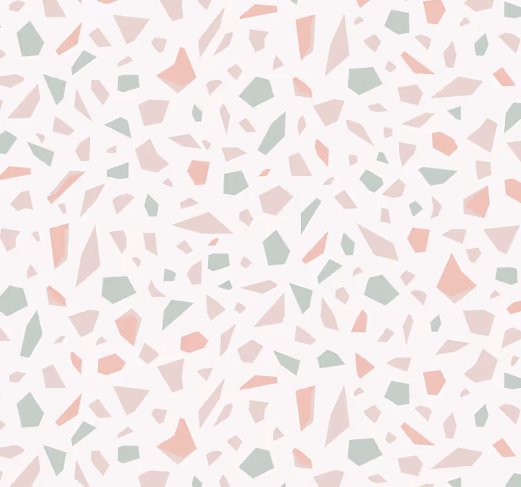 papel de parede pedra Crianças terrazo nórdico - TenStickers