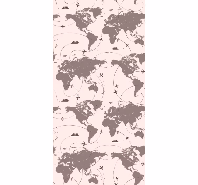 Papel de parede juvenil Mapas vintages - TenStickers