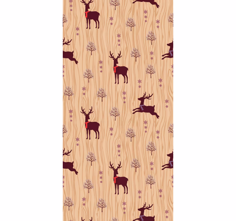 papel de parede animais fauna florestal rústica - TenStickers