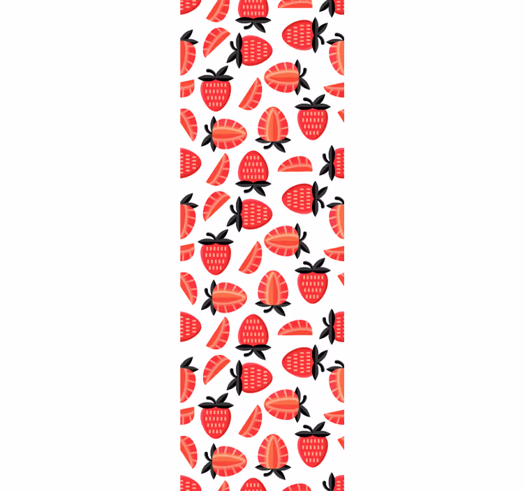 Papel de parede natureza padrão de baga - TenStickers