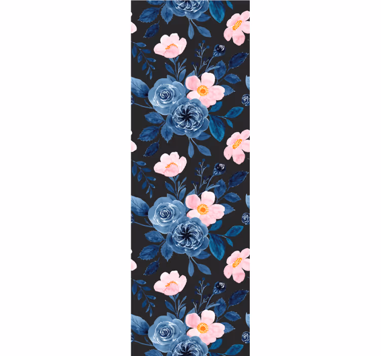 papel de parede flores elegância floral botânica - TenStickers