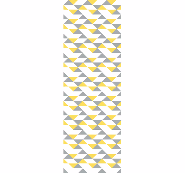 papel de parede triângulos Padrão pantone cinza - TenStickers