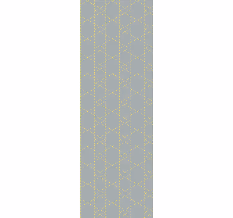 Papel de parede formas geométricas padrão de treliça - TenStickers