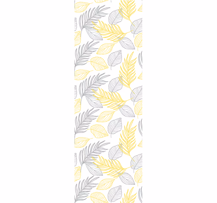 Papel de parede folhas padrão botânico frondoso - TenStickers
