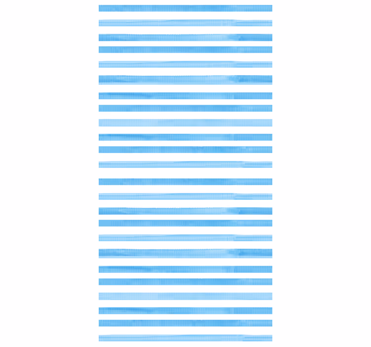 papel de parede horizontal motivo azul e branco - TenStickers