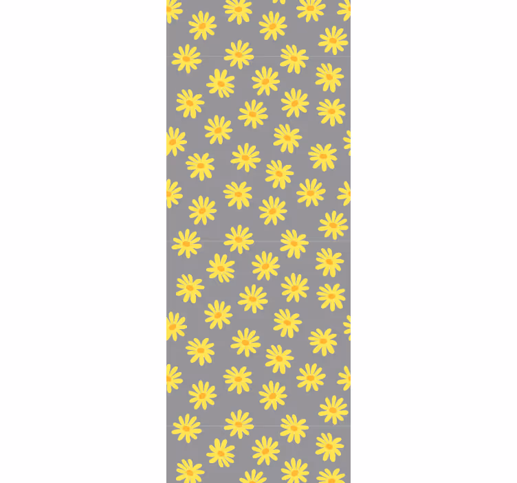 papel de parede floral Calêndula pantone - TenStickers