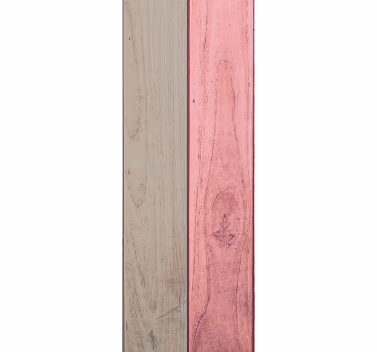 papel de parede madeira Madeira rosa e cinza - TenStickers
