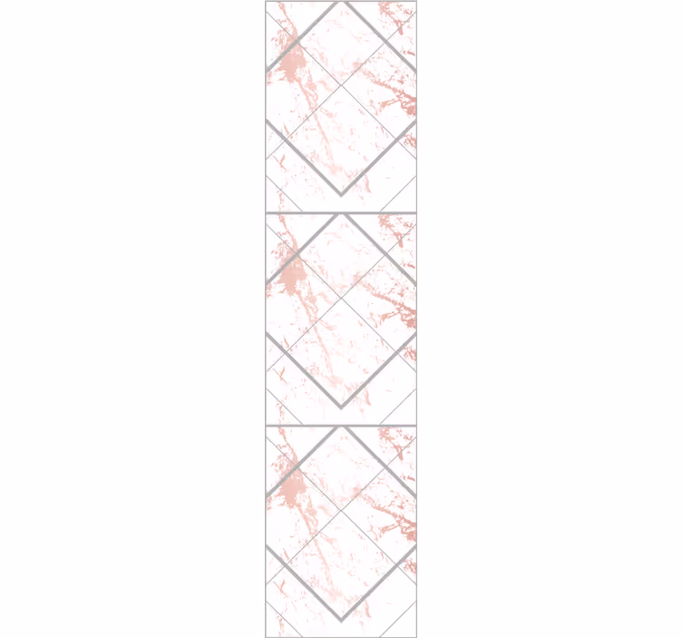 papel de parede mármore Contorno de mármore rosa e cinza - TenStickers