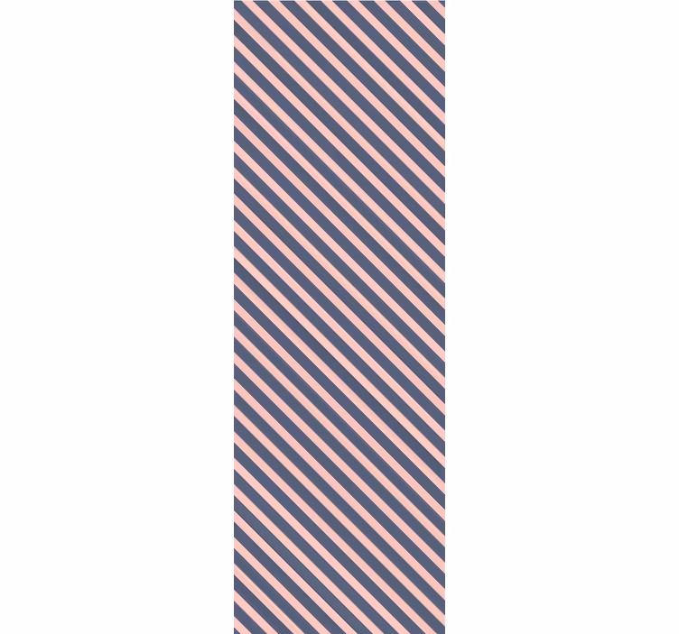 papel de parede vertical riscas rosa e cinza - TenStickers