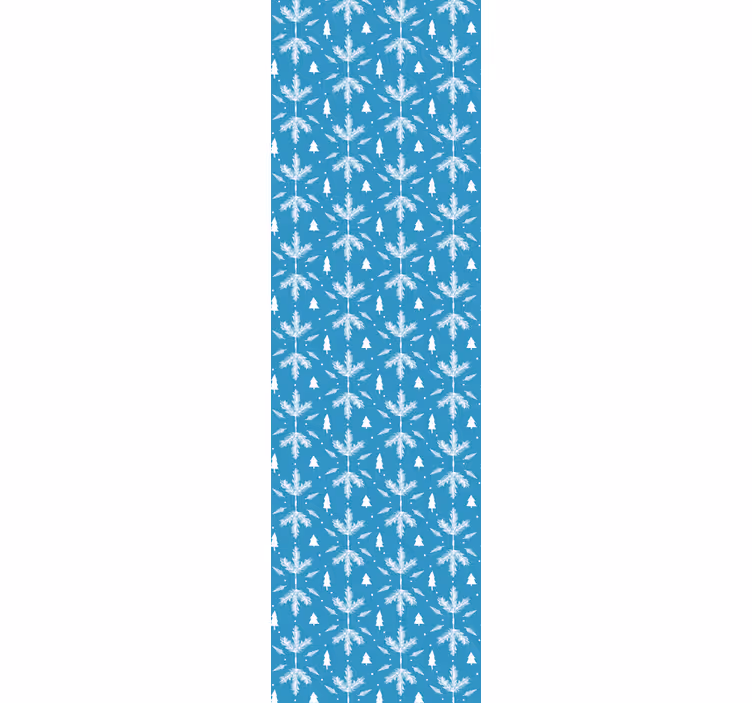 Papel de parede gabinete flocos de neve intricados - TenStickers