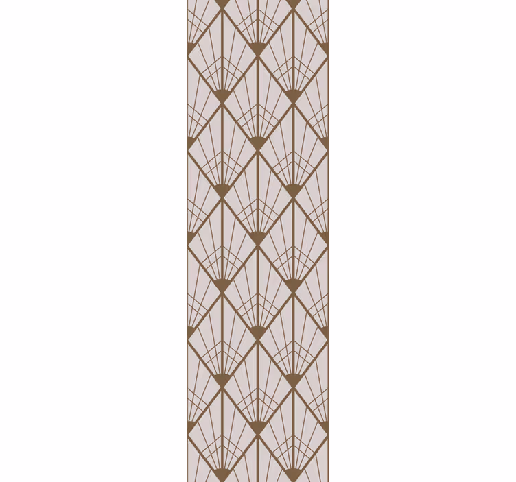 Papel de parede formas geométricas design de leque - TenStickers