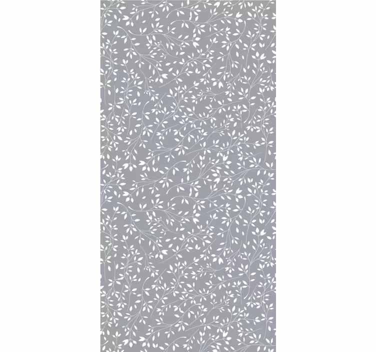 Papel de parede folhas silhueta frondosa - TenStickers