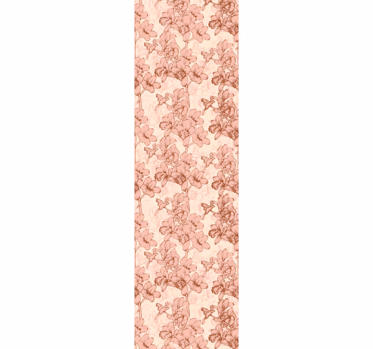 papel de parede flores ornamentado floral - TenStickers