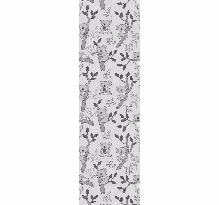 papel de parede animais padrões de coala - TenStickers