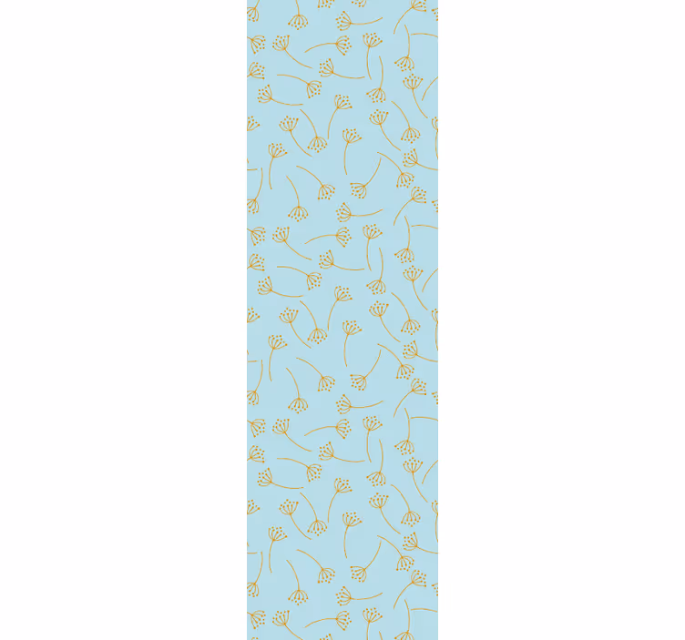 papel de parede flores arte de linha botânica - TenStickers