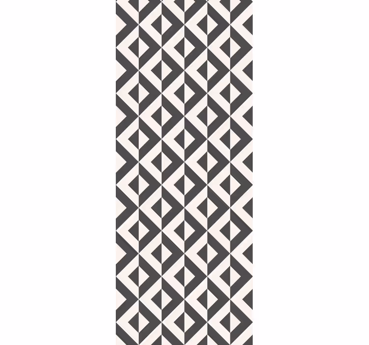 papel de parede casa de banho design de padrões geométricos - TenStickers