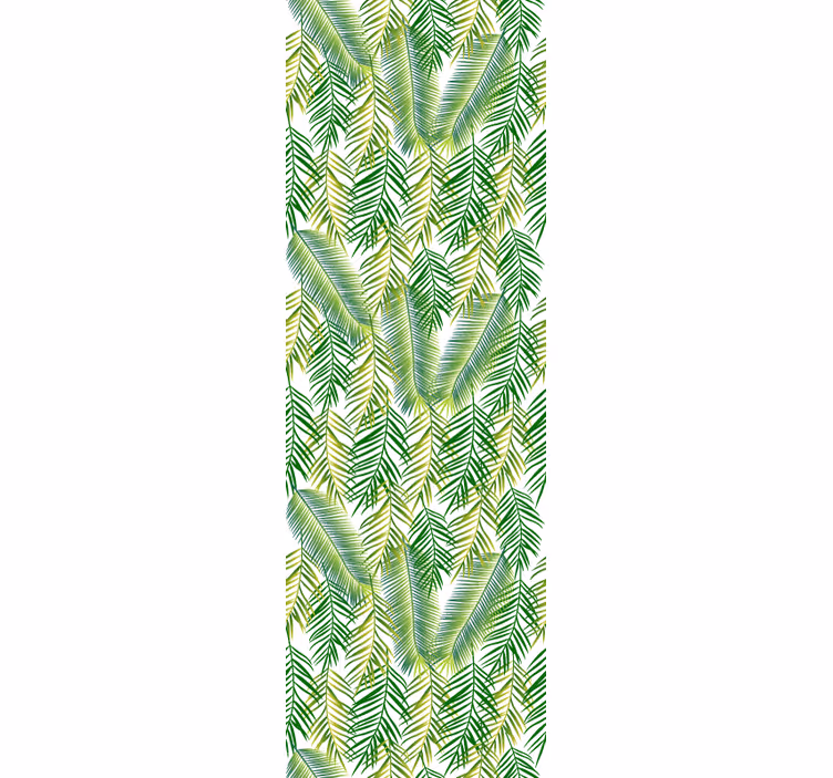 papel de parede floral Plantas verdes ornamentais - TenStickers
