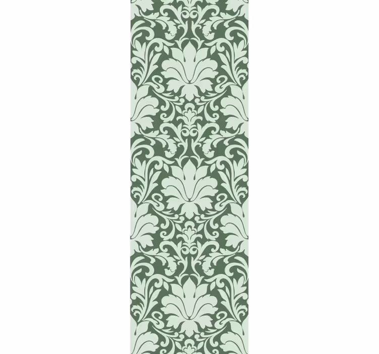 papel de parede floral elegante motivo de folhagem - TenStickers