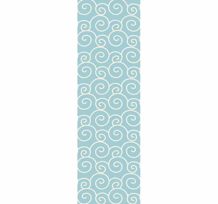papel de parede ornamental espirais rodopiantes - TenStickers