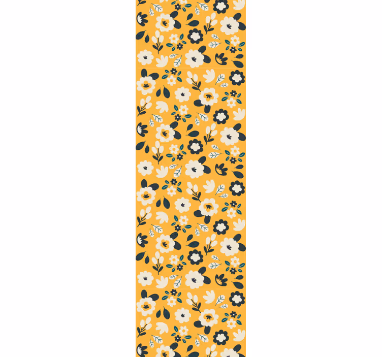 papel de parede flores característica floral do quarto - TenStickers