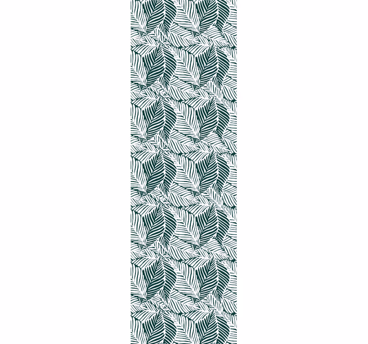 Papel de parede folhas motivo de quarto verde - TenStickers