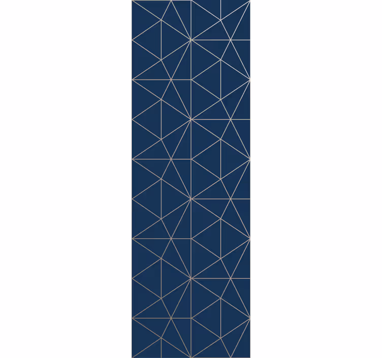 Papel de parede formas geométricas com motivo de linhas - TenStickers