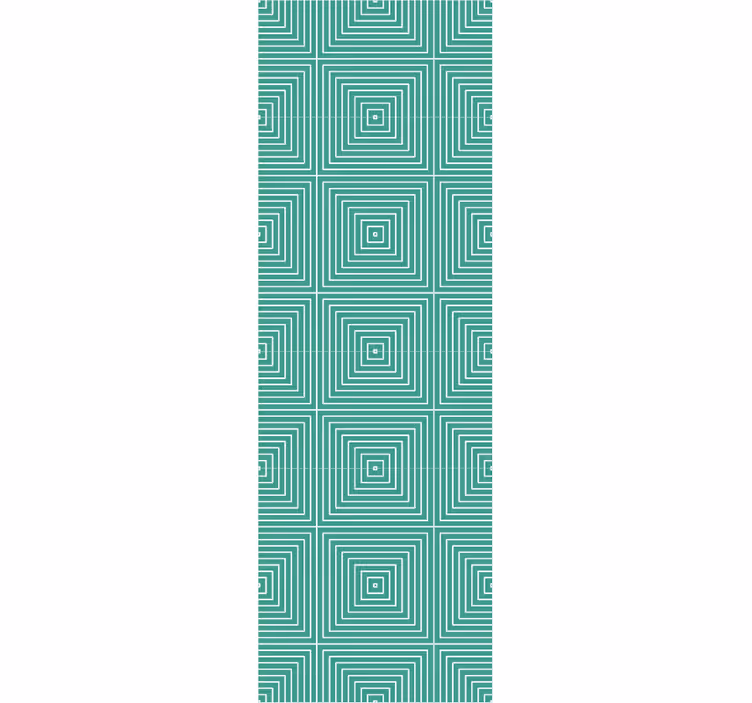 papel de parede formas geométricas padrão espiral quadrado - TenStickers