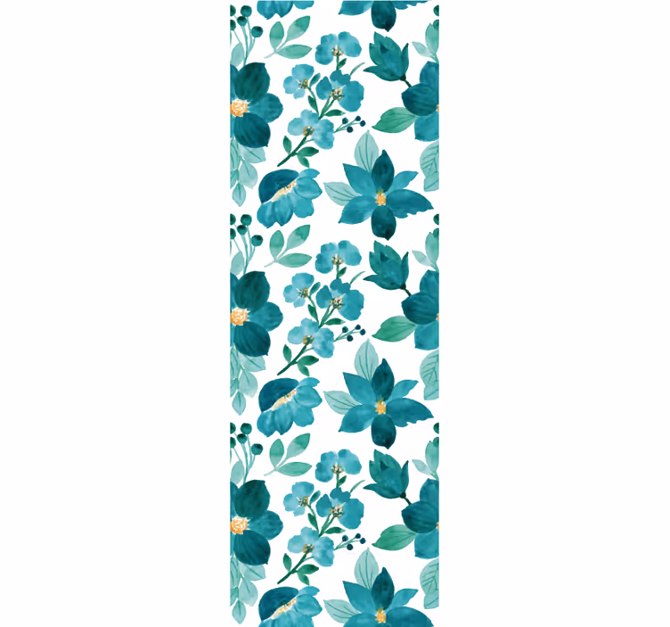 papel de parede flores flor botânica floral - TenStickers