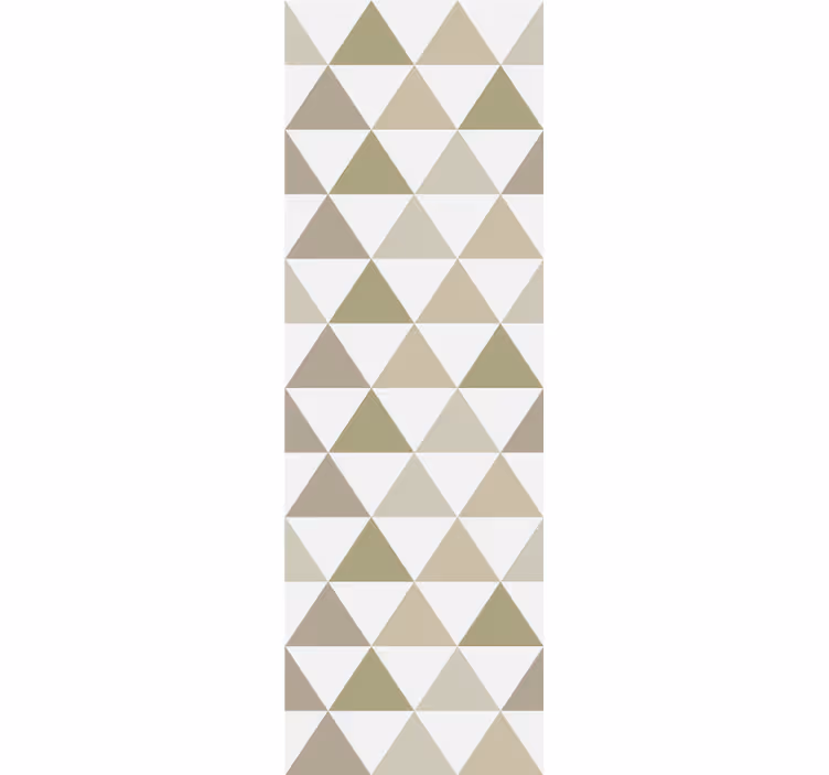 papel de parede triângulos Triângulos em tons de bege - TenStickers