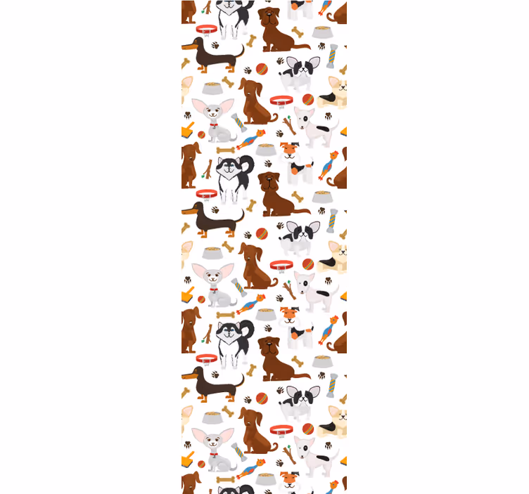Papel de parede cães personagens caninos - TenStickers