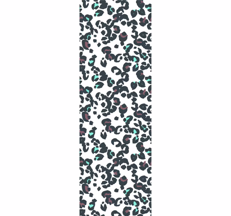 papel de parede leopardos estampa animal print - TenStickers