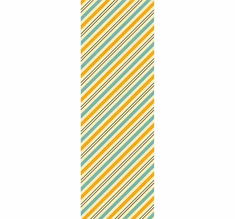papel de parede horizontal padrão diagonal listrado - TenStickers