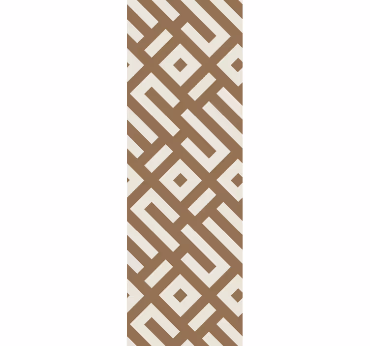 papel de parede formas geométricas padrão angular - TenStickers