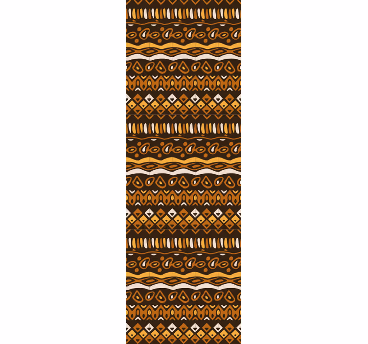papel de parede ornamental padrão tribal - TenStickers