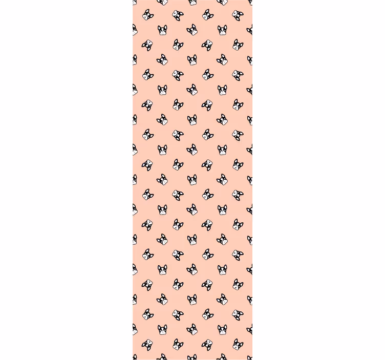 Papel de parede cães pingente com padrão canino - TenStickers