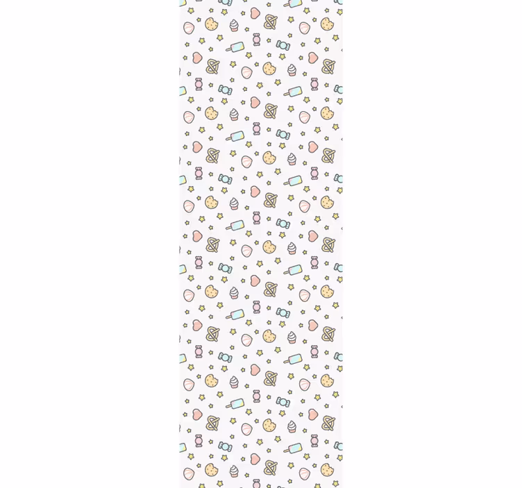 Papel de parede moderno Lanches de bebês fofos - TenStickers
