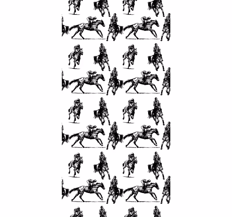 papel de parede animais motivo equestre - TenStickers