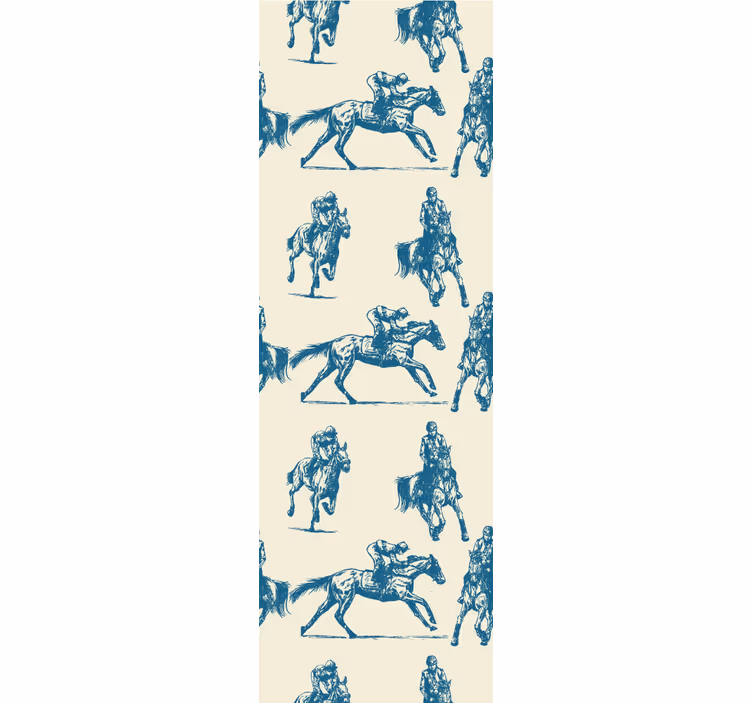 Papel de parede cavalos esboços equestres - TenStickers