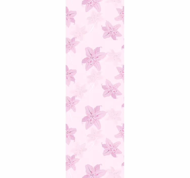 papel de parede roxo motivo floral de borboleta - TenStickers