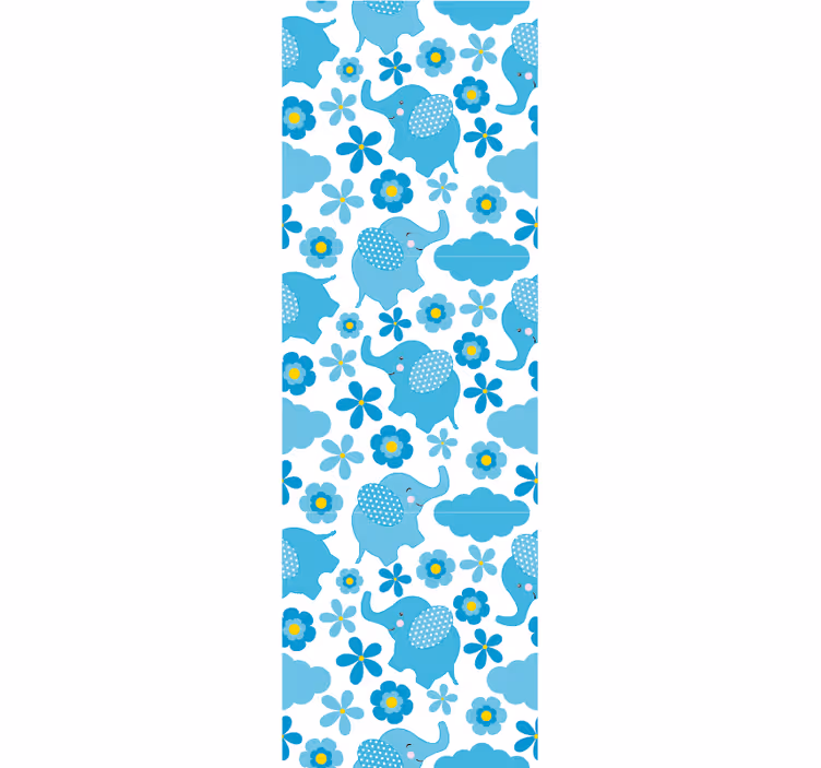 Papel de parede infantil bebês elefantes - TenStickers
