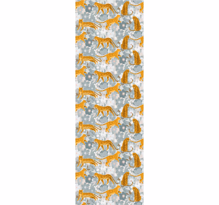 papel de parede animais motivo leopardo - TenStickers