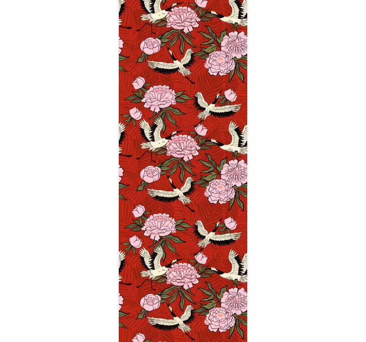 papel de parede ornamental motivo floral ornamentado - TenStickers
