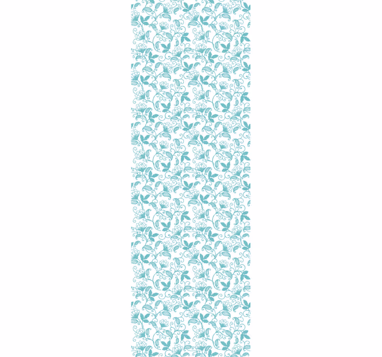 Papel de parede folhas pergaminhos ornamentados - TenStickers