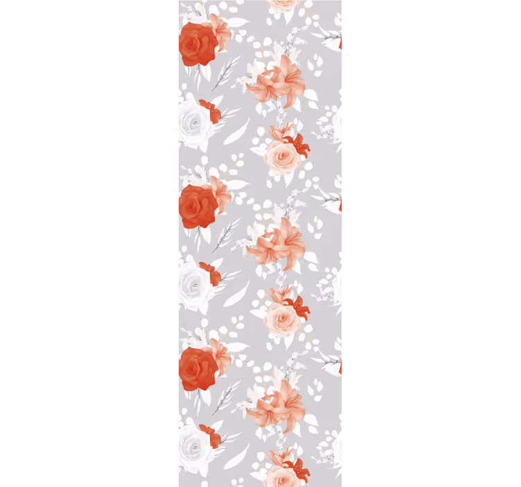 papel de parede flores projeto de arranjo floral - TenStickers