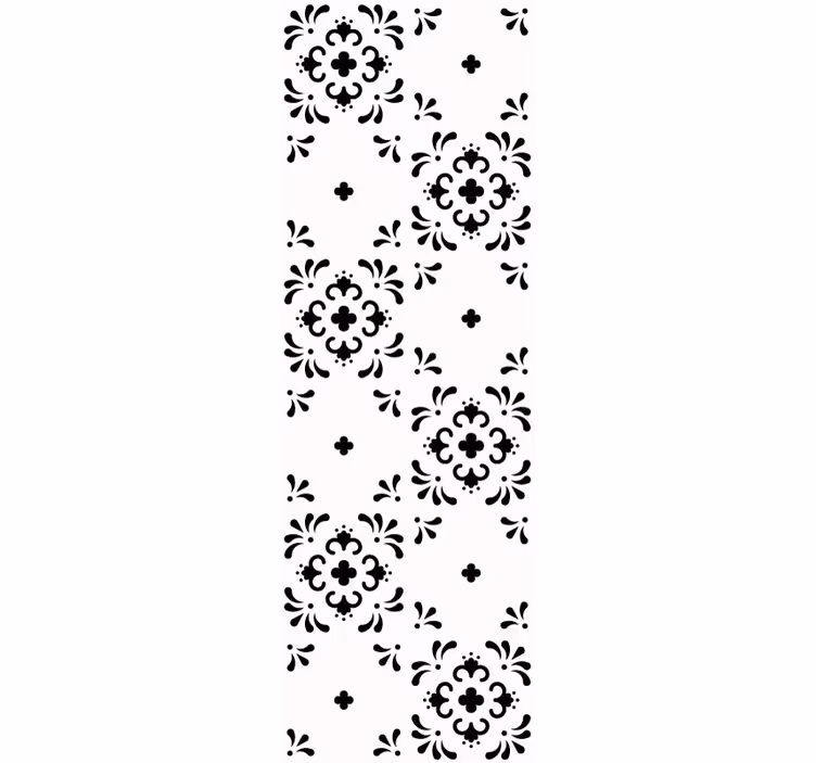 papel de parede floral ornamento floral - TenStickers